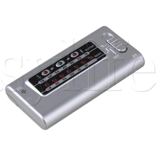 Sliver Digital Guitar Bass Tuner Acoustic String Tuning