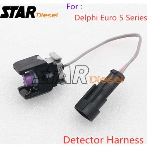 STAR diesel 4pcs Detector Harness Engine Common Rail Fuel Injector Nozzle Tester Tools S0308 ForDelphi Euro 5 Series