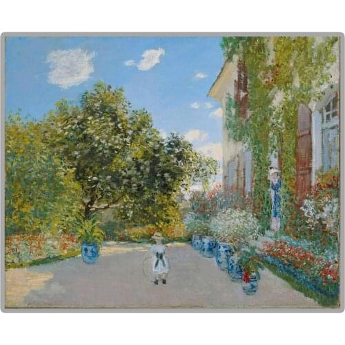 Great Painter Claude Monet "The Artists house at Argenteuil" 5D DIY Diamond Painting Full Square/Round Diamond Embroidery Sale