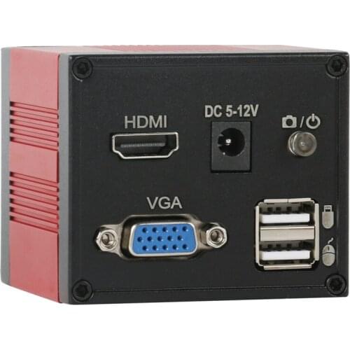 SONY Sensor 1080P HDMI VGA Industrial Measurement Video Microscope C mount U Disk Storage Electronic PCB Soldering Camera