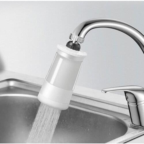 1 Pcs Adjustable Faucet Filter 360 Degree Rotation Tap Head Kitchen Water Saving Nozzle Faucet Filters for Water Filtration