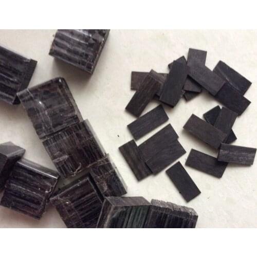 100pcs Top grade bass bow tips sheet ebony