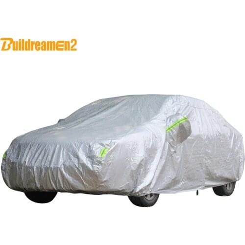 Buildremen2 Thick Car Cover 3 Layers Waterproof Sun Rain Hail Resistant Cover For Audi A3 A4 A6 A8 TT Q3 Q5 Q7 80 90 RS3 S5 S6