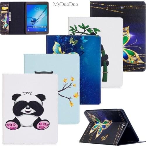 Tablet Cases For Samsung Galaxy Tab S2 9.7 Case SM-T810 T815 T813 T819 3D Printer PU Leather Wallet Stand Flip Protector Cover