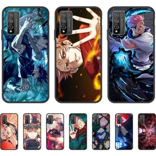 For Huawei Nova 5T Case Jujutsu Kaisen Anime Case For Honor 10 10X Lite Case Honor 10i 20 9X Pro 9A 9 9i Honor10 Lite Cover Etui