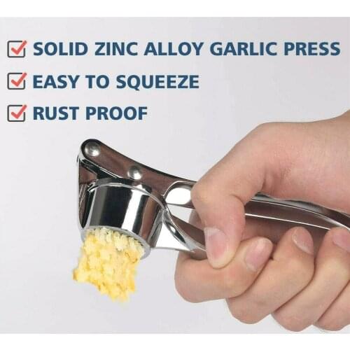 Zinc Alloy Garlic Presskitchen Garlic Cutting Garlic Garlic Manual Squeezed Tool Masher Minced W1R0