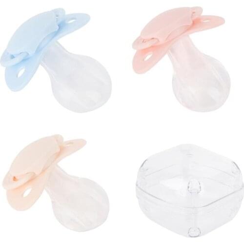 Hot Children Pacify 0-3 Years Old Newborn Cute Silicone Pacifiers Infant Pacifier Holder Clip Baby Pacifiers Nipples