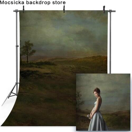 Portrait Photography Backdrop Microfiber Absract Photo Studio Background for Photographers Head Shots Old Master Photo Props
