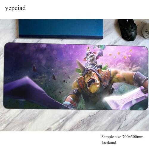 Dota mats locrkand gaming mouse pad big 700x300x4mm keyboard mousepad High-end notebook gamer accessories padmouse mat