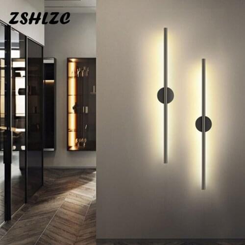 Creative Led Wall Lamp 110V 220V Modern Sconce Wall Light for Living room Bedroom Corridor Bedside Wall Led Lamp 120 100 80 60cm