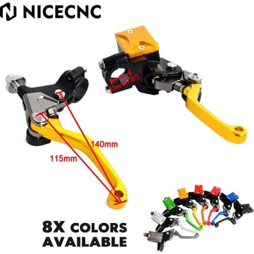 NICECNC 22mm 7/8"Hydraulic Brake & Cable Clutch Lever Set Assembly For Suzuki DRZ 400S 400SM RMZ 250 450 RM 85 125 RMX450Z DR