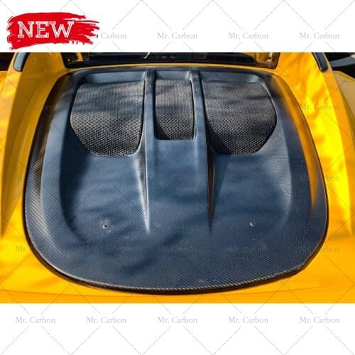 FOR LOTUS ELISE S2 S3 TRACK VERSION CARBON FIBER ENGINE COVER TRIM BODY KIT TUNING PART FOR ELISE S2 S3 CARBON REAR HOOD RACING