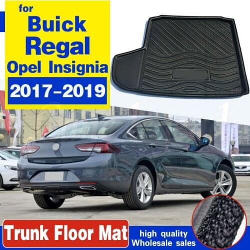 For Buick Regal Opel Insignia 2017-2019 2018 Car Rear Boot Liner Trunk Cargo Mat Tray Floor Carpet Mud Pad Protector