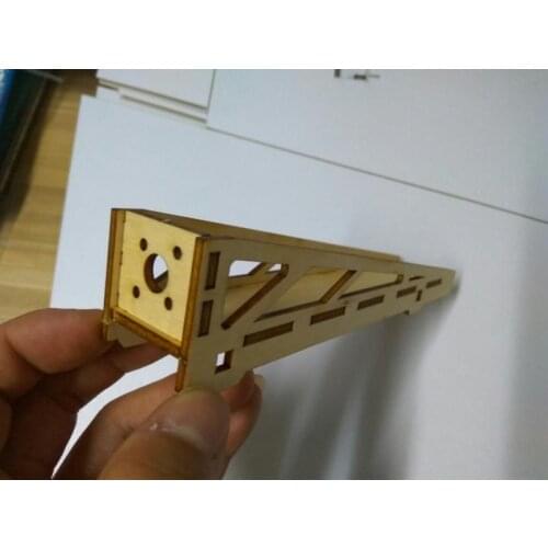 3Pcs DIY RC Airplane Frame Delta Wing Paper Aircraft Equipment Cabin Motor Bracket Wooden Frame For DIY RC Airplane