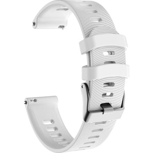 Tschick Band For Samsung Galaxy Watch 42mm/Galaxy Watch Active/For Ticwatch S/E/2/Vivoactive 3, Silicone Replacement Sport Strap