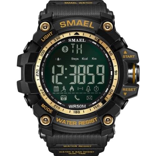 Bluetooth Smart Watch SMAEL Men Sports Watches Male Clock Call Reminder Calorie Digital Men Smart Watch Led Digital Watches