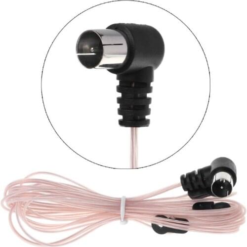 2019 FM Antenna Female/Male Type Plug Connector Stereo Audio Radio Receiver for Yamaha JVC Sony Sherwood Pioneer Denon Panasonic