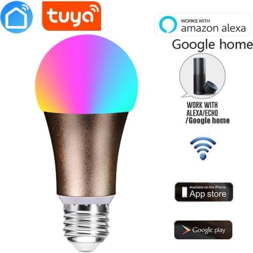 2019 Magic RGBW Smart WIFI LED Light Bulb switch Smart Home Light Color Adjustment Lamp Compatible tuya app