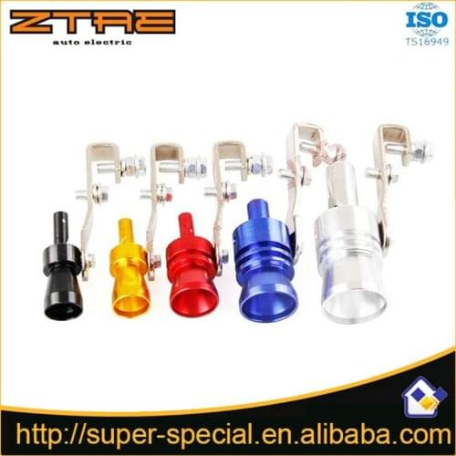 5colors High Quality Universal Car fake Turbo Sound Exhaust Whistle Muffler Exhaust Pipe Blow off Vale BOV Simulator Whistler XL