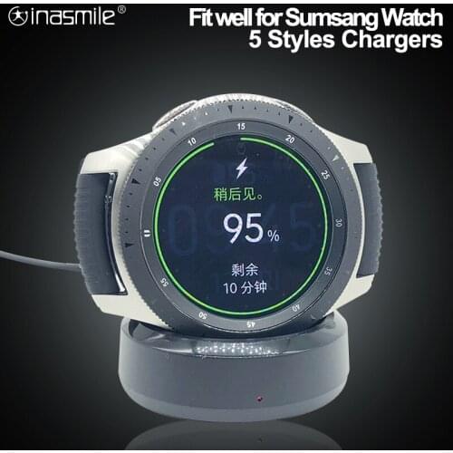 Nice Wireless fast Charger Dock Power Adapter for Samsung Active 2 Galaxy Watch 3 Gear Sport S2 S3 Fit E Smart Watch Accessories