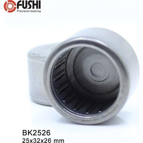 BK2526 Needle Bearings 25*32*26 mm ( 5 Pc ) Drawn Cup Needle Roller Bearing BK253226 Caged Closed ONE End