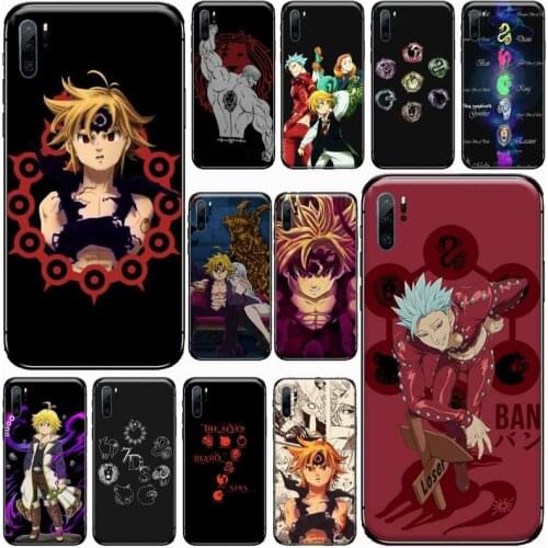 The Seven Deadly Sins Phone Case For Huawei honor Mate P 9 10 20 30 40 Pro 10i 7 8 a x Lite nova 5t Soft silicone funda