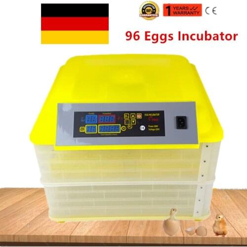 Digital Parrot Brooder Fully Automatic Chicken Duck Egg Incubator Thermostat For Hatching 96 Quail Bird Poultry