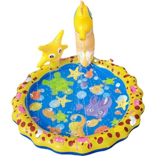 Baby Toys Water Mat Outdoor Childrens Summer Beach 3D Inflatable Spray Water Cushion Outdoor Lawn Baby Play Mat Games Playmat