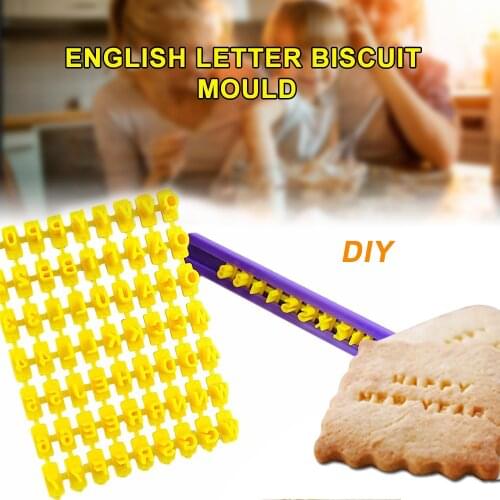 DIY Alphabet Number Letter Cookie Biscuit Stamp Cutter Embosser Cake Mould 3