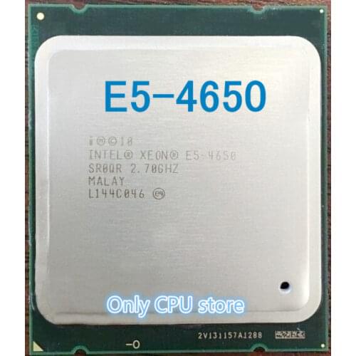 E5-4650 Original Intel Xeon E5 4650 2.7GHz 8-Core 20MB SmartCache DDR3 1600MHz FCLGA2011 TPD 130W E5 4650 free shipping