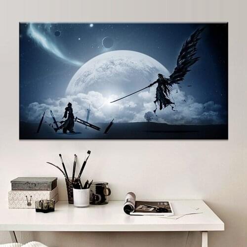 Final Fantasy VII Game Art Film Print Canvas Poster Pictures HD Print Wall Art Home Bedroom Living Room Decor Gift