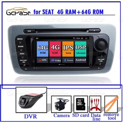 GPS 2Din DVD 4G Multimedia for asiento Ibiza 6J Cupra MK4 SportCoupe Ecomotive Radio 2009, 2010, 2011, 2012, 2013 navegación
