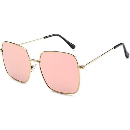 JAXINTrend Lady Metal Square Sunglasses UV Fashion Sun Glasses Brand Designer Retro glasses gafas de sol mujer UV400