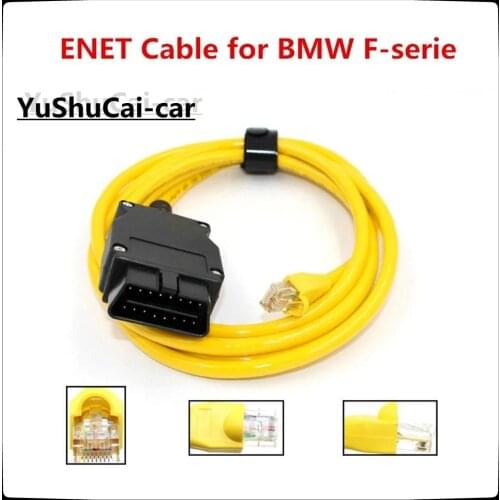 Quality E-SYS ENET Cable For BMW F Series ICOM OBD, Ethernet To ESYS Coding Diagnostic Cable, Hidden Data Coding Tool