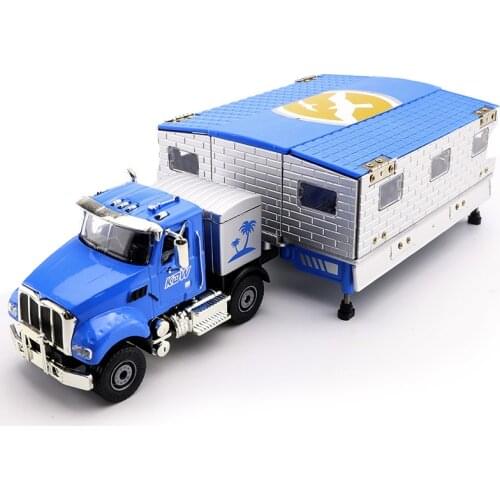 DieCasts RV Models For 1-Floor House Design(24.5Cm Body)House Deformation & Kid Enjoy DIY Toys Metal Recreational Vehicle Model