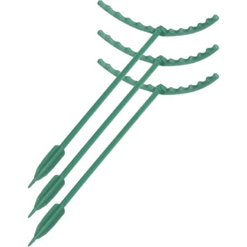 Garden Reusable Plastic Plant Support Stand Half Round Gardening Plant Holder Easy Operation for Garden Courtyard Balcony TN88