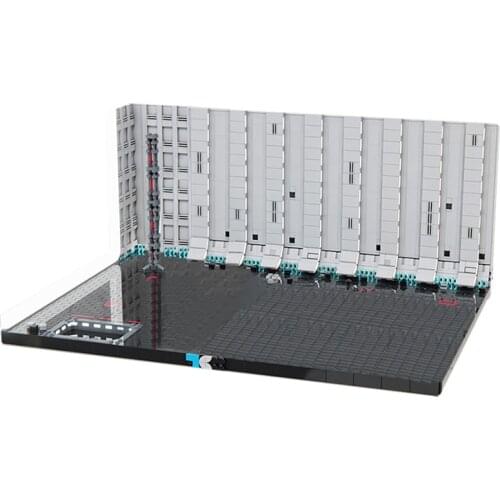 MOC 51350 Space War Battle Death Star II Hangar Bay 272 Diorama movie war Scene Model Building Block Brand Kids Toys