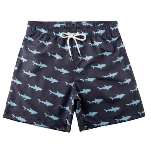 European and American mens printed beach pants casual pants summer beach surfing sports shorts quick-drying five-point pants