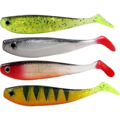 TUEKIM Soft Fishing Lure 115mm 12g Silicone Shad Bait Swimbait Wobblers Artificial Softbait For Trout Catfish Fish Goods Tackle