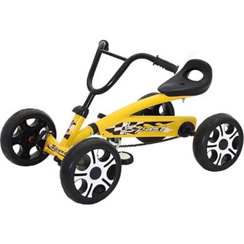 Foot Pedal Go Kart for Kids Children Four Wheel Bicycle Push Bike for 1-7 Years Boys Girls Gifts Outdoor Ride On Toys Cars