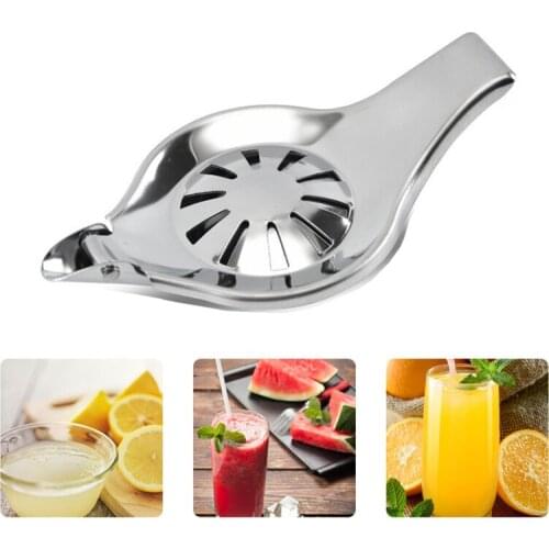 New Portable Manual Juicer Squeezer Hand Pressure Stainless Steel Kitchen Bar Tools Lemon Juice Fruit Pressing Healthy Lifestyle