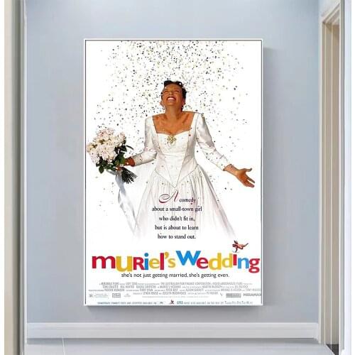 V0541 Muriels Wedding Vintage Classic Movie Wall Silk Cloth HD Poster Art Home Decoration Gift