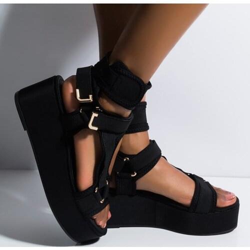 Women High-heel Sandals Summer Women Shoes Beach Sandals Ladies Comfortable Women Summer Shoes Female Flats Sandalias Mujer