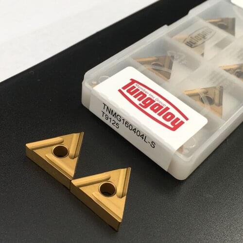 100% Original TNMG160404L S T9125 Sale Machine Tool Accessories Turning Tool Carbide Inserts For Stainless Steel