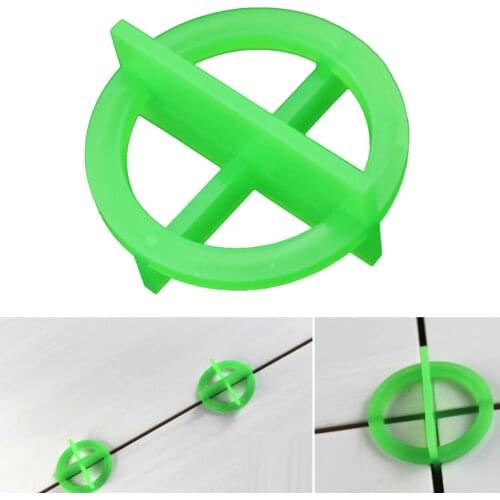 100pcs Tile Alignment Cross Removable Tile Leveling Plastic Tile Slit Locator Floor Laying Leveling System Base Cap Spacer