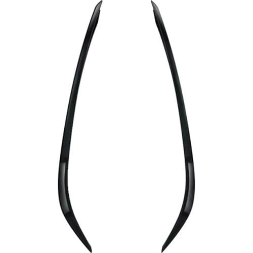 2Pcs Front Bumper Lip Splitters Spoiler for Mercedes-Benz C117 CLA Class CLA220 CLA250 CLA260 AMG 2013-2015 Bright Black