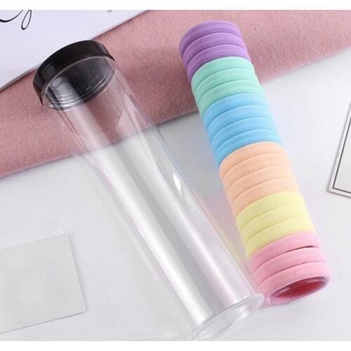 20PCS Candy Color Hair Ties Elastic Seamless Ponytail Holders Hair Holders Ponytail Ties Hair Band Ponytail Holder Headwear