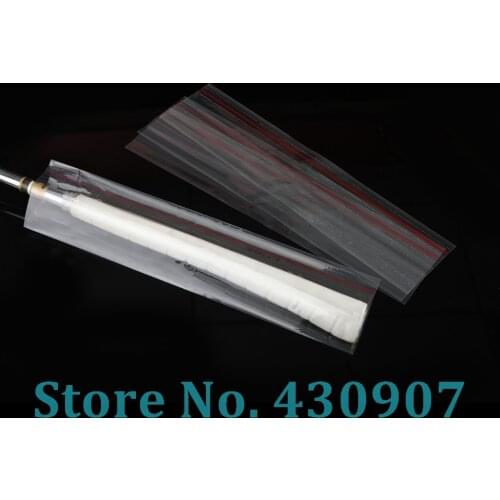 50pcs Golf Grips Stickers Golf Club Grips PVC Heat Shrink Wrap Film For Driver Fairway Wood Hybrid Iron Wedge and Putters