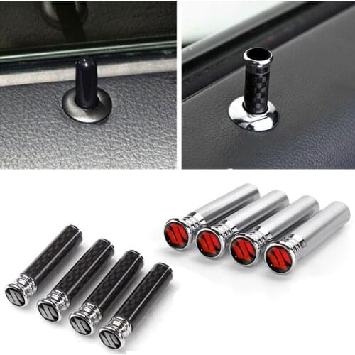Car Knob Pull Pins Cover Door Pin Lock Caps for Suzuki SX4 S Cross Swift Sport Jimny Samurai Grand Vitara XL Alto Liana Ignis
