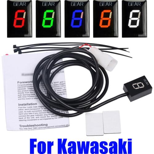 For Kawasaki ZX-6R ZX6R ZX-6RR ZX6RR ZX10R ZX-10R Z750 Z1000 Z 750 Z 1000 1-6 Speed Motorcycle Gear Indicator Gear Display Meter